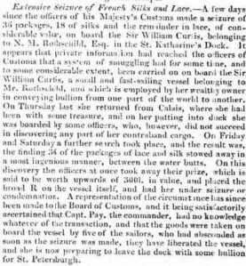 Rothschild smuggling