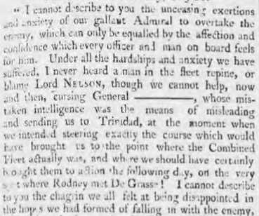 Morning Chronicle - Mon 12 August 1805